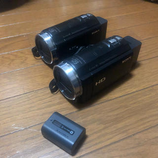 ソニー(SONY)のSONY HDR-CX535 2台セット(ビデオカメラ)
