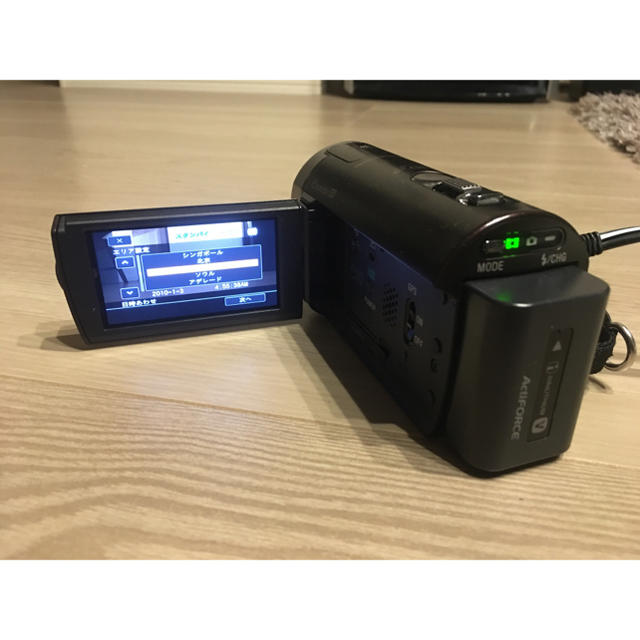 SONY(ソニー)のmiii様専用SONY HDR-CX370 三脚　ビデオケース スマホ/家電/カメラのカメラ(ビデオカメラ)の商品写真