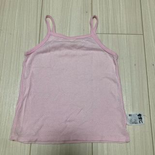 ユニクロ(UNIQLO)のユニクロ　メッシュ　キャミソール 100(下着)