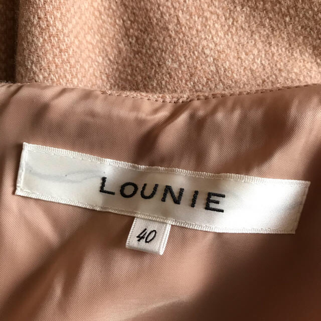 LOUNIE(ルーニィ)のLOUNIE ワンピース　ウール90%【秋冬☆美品】 レディースのワンピース(ひざ丈ワンピース)の商品写真