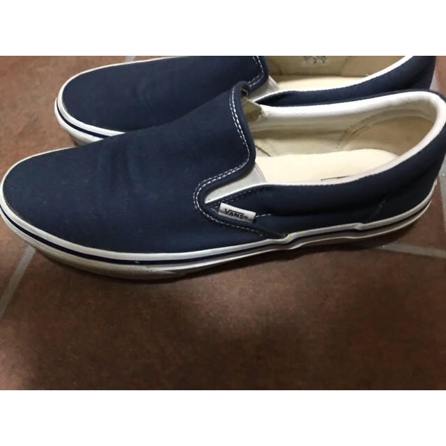 VANS(ヴァンズ)のVANS スリッポン ネイビー 29cm メンズの靴/シューズ(スリッポン/モカシン)の商品写真