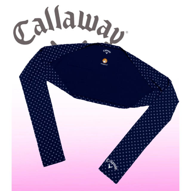 Callaway(キャロウェイ)の美品♡キャロウェイ 星柄  UV アームカバー シュラッグ ボレロ  レディース スポーツ/アウトドアのゴルフ(ウエア)の商品写真