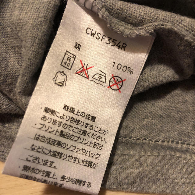 Champion(チャンピオン)のChampion Tシャツ　グレー Sサイズ レディースのトップス(Tシャツ(半袖/袖なし))の商品写真