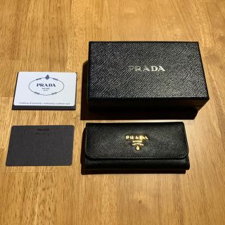 プラダ(PRADA)の未使用 PRADA 6本用 Gカード付(キーケース)