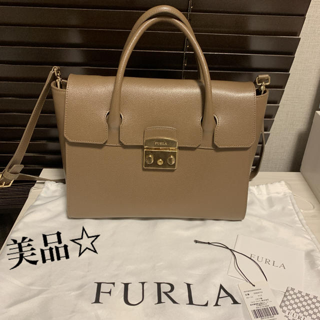 FURLA フルラ ハンドバッグ 2way メトロポリス サッチェル M