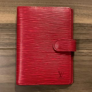 ヴィトン(LOUIS VUITTON) 手帳(メンズ)（レッド/赤色系）の通販 45点 