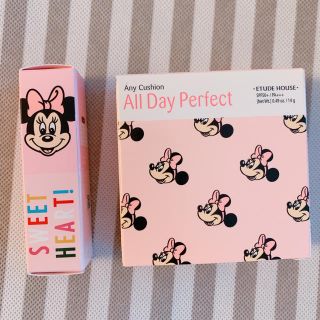 エチュードハウス(ETUDE HOUSE)の【新品】エニークッション オールデイパーフェクト &リップケースセット(ファンデーション)