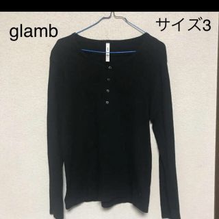 グラム(glamb)のglamb 長袖ロングTシャツ カットソー  サイズ3(Tシャツ/カットソー(七分/長袖))