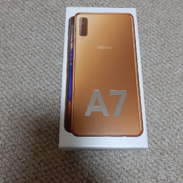 galaxy a7 新品未開封　Gold モバイル