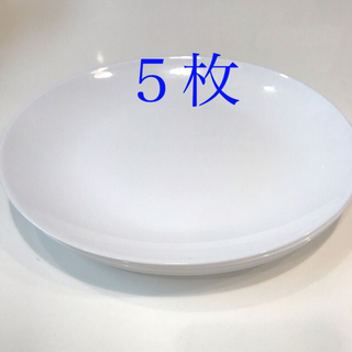 ヤマザキセイパン(山崎製パン)のヤマザキ　パンまつり　オーバル5枚 セット　白いお皿(食器)