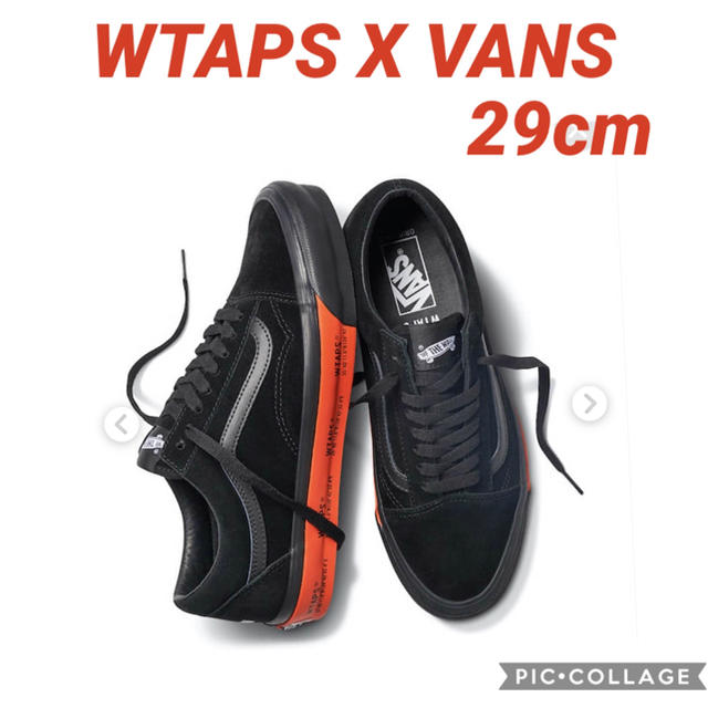 新品未使用　WTAPS × VANS OG OLD SKOOL LX BLACK