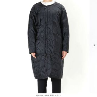 ハイク(HYKE)の新品未使用HYKE  QUILTED CREWNECK LINER COAT  (ロングコート)