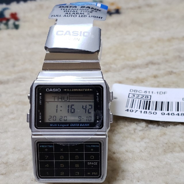 CASIO　データバンク新品　綾野剛着用モデル　DBCｰ611　腕時計