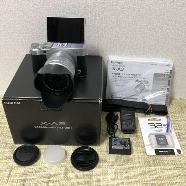 【値下げ可】FUJIFILM 富士フイルム　X-A3レンズキット　シルバー