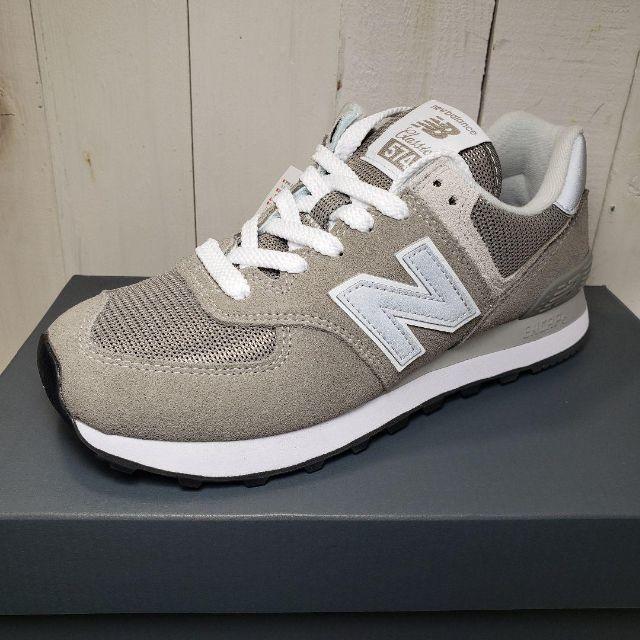 New Balance(ニューバランス)のニューバランス new balance レディース ML 574 EGG グレー レディースの靴/シューズ(スニーカー)の商品写真