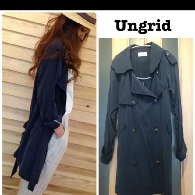 Ungrid(アングリッド)のUngrid❁ ラウンドカラートレンチコート レディースのジャケット/アウター(トレンチコート)の商品写真