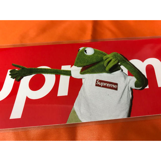 Supreme ステッカー Kermit カーミット ボックスロゴ 赤 正規品