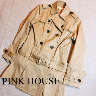 ピンクハウス(PINK HOUSE)のPINK HOUSE ピンクハウス トレンチコート ベージュ(トレンチコート)