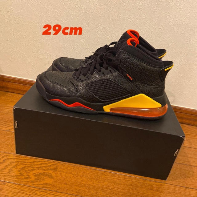 【極美品】NIKE JORDAN MARS 270 黒/オレンジ 29cm