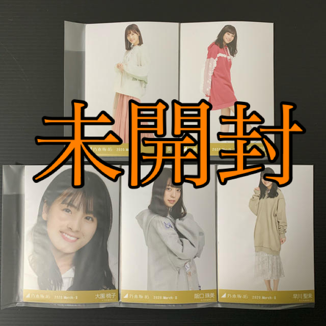 ビッグパーカー ビックパーカー 生写真 新品未開封 5セット 乃木坂46