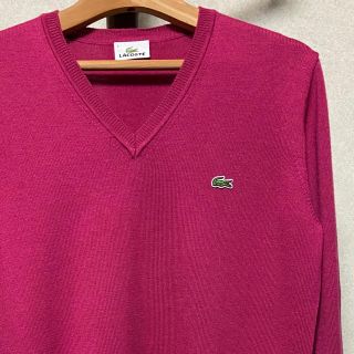 ラコステ(LACOSTE)のLACOSTE ラコステ ニット セーター　ピンク(ニット/セーター)