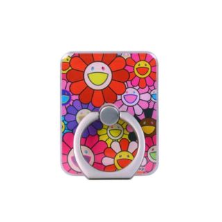 村上隆　Flower Smartphone Ring スマホ リング レッド(その他)