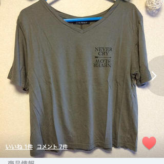 スプレイ(SpRay)のみぃ様専用　新品カーキVネックT(Tシャツ(半袖/袖なし))