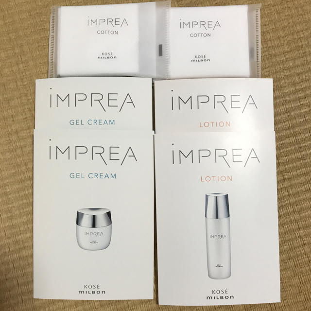 ミルボン(ミルボン)のiMPREA インプレア　サンプル 4回分セット コスメ/美容のキット/セット(サンプル/トライアルキット)の商品写真