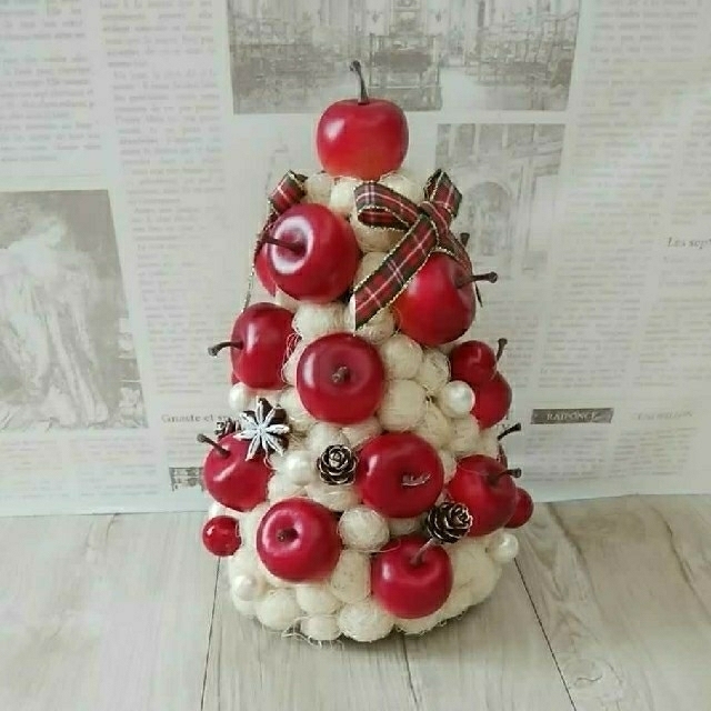 りんごのクリスマスツリー の通販 By み か S Shop ラクマ りんごのクリスマスツリー の通販 By み か S Shop ラクマ