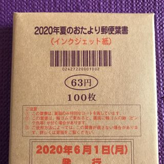 ハガキ　未使用(使用済み切手/官製はがき)