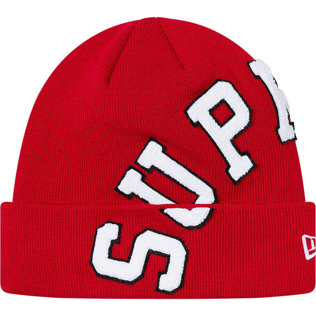 種類豊富な品揃え New Supreme - Supreme Era Red Beanie Arc Big ニット帽/ビーニー