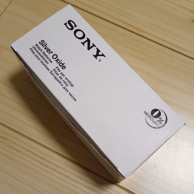 SONY(ソニー)のSONY 377  SR626SW 3個 時計用電池 スマホ/家電/カメラのスマホ/家電/カメラ その他(その他)の商品写真