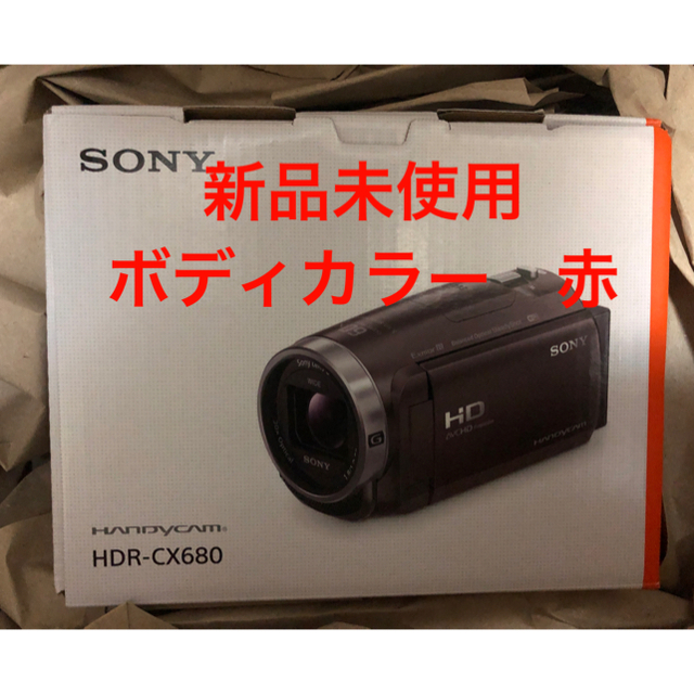 新品未使用 ソニー デジタルHDビデオカメラレコーダー HDR-CX680（R ...