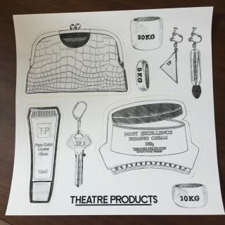 シアタープロダクツ(THEATRE PRODUCTS)のシアタープロダクツ 非売品 ステッカー(その他)