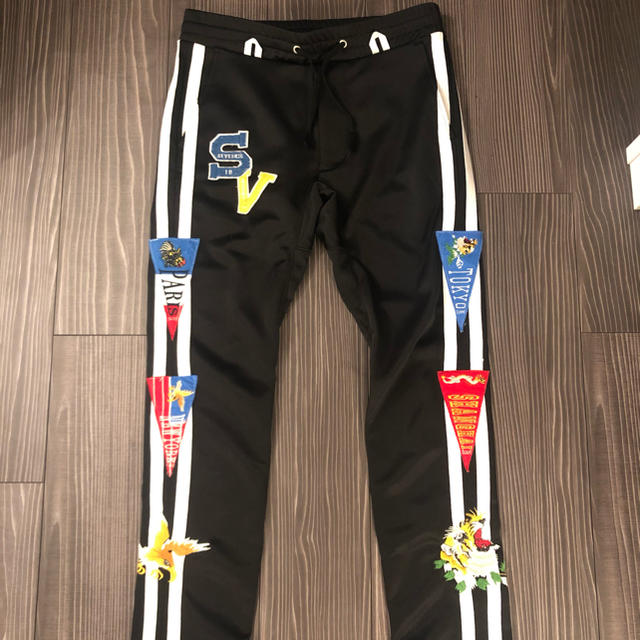 OFF-WHITE(オフホワイト)の【SEVESKIG】セブシグ/ジャージ/ブラック/S/美品 メンズのパンツ(その他)の商品写真