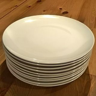 イケア(IKEA)のIKEA(イケア) 平皿 大皿 プレート 白 27cm 10枚セット(食器)