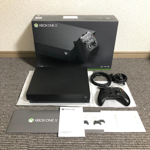 家庭用ゲーム機本体xbox one x 本体