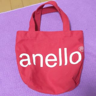 アネロ(anello)のanello トートバッグ　レッド(トートバッグ)