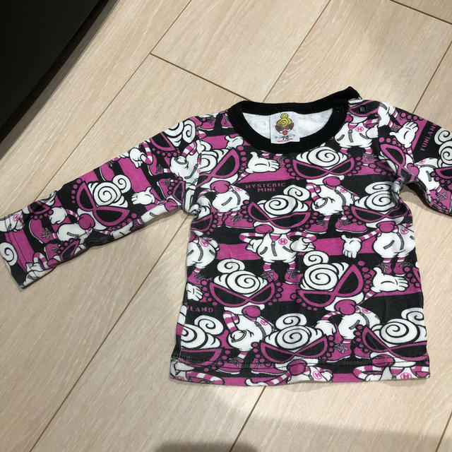 HYSTERIC MINI(ヒステリックミニ)のロンT キッズ/ベビー/マタニティのベビー服(~85cm)(Ｔシャツ)の商品写真