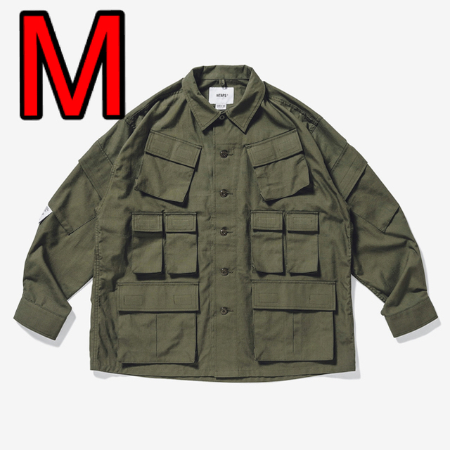 M オリーブ WTAPS MODULAR LS COTTON