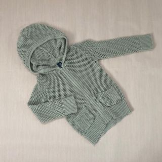 ベビーギャップ(babyGAP)のbaby gap パーカー　カーディガン　95 グレー(カーディガン)