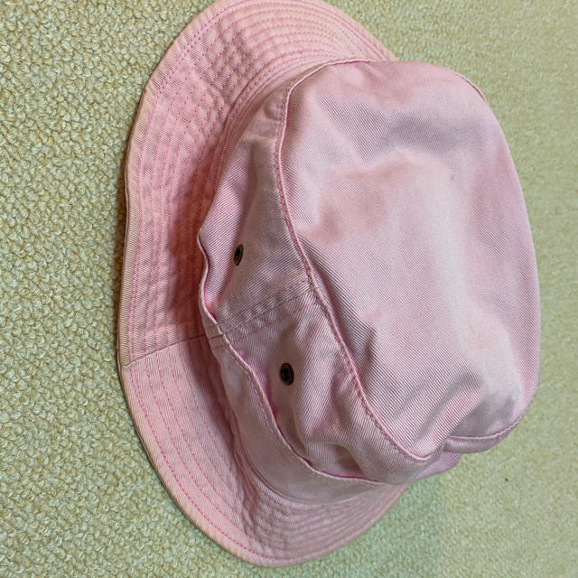 POLO RALPH LAUREN(ポロラルフローレン)のお子様向け　ピンクのポロのバケハ キッズ/ベビー/マタニティのこども用ファッション小物(帽子)の商品写真