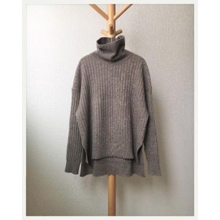 ユナイテッドアローズ(UNITED ARROWS)のunitedarrows タートルネック ニット ブラウン(ニット/セーター)