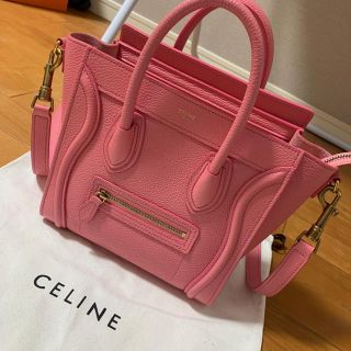 celine - セリーヌ♡ラゲージナノショッパー♡今期新作フラミンゴの通販｜ラクマ