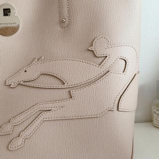 専用【新品未使用】ロンシャン トートバッグ 本革 ピンクベージュ