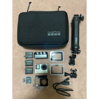 ゴープロ(GoPro)のGopro hero4 silver セット(コンパクトデジタルカメラ)