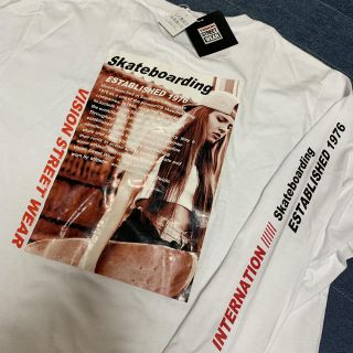 ヴィジョン ストリート ウェア(VISION STREET WEAR)の新品！VISION STREET WEAR ヴィジョンバックフォトプリント T(Tシャツ/カットソー(七分/長袖))