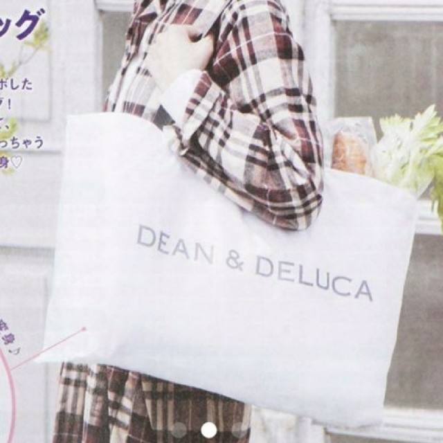 DEAN & DELUCA(ディーンアンドデルーカ)のゼクシィ　11月号　付録　DEAN&DELUCA 超ビッグ2wayエコバッグ2個 レディースのバッグ(エコバッグ)の商品写真