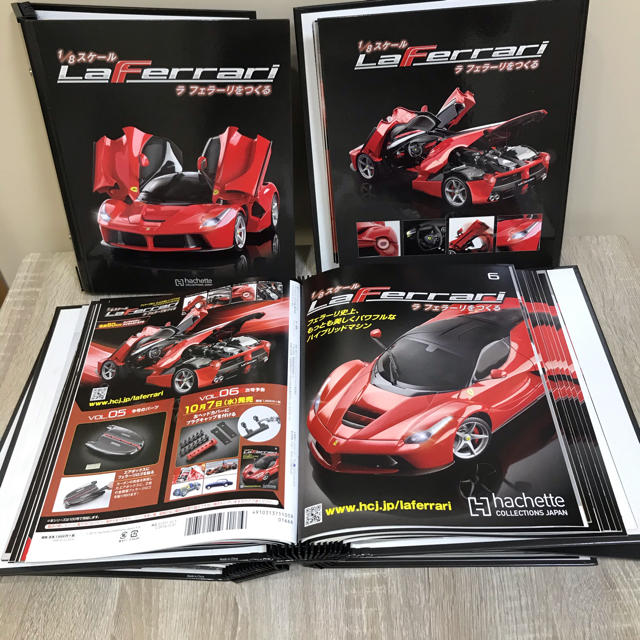 Ferrari(フェラーリ)の74刊から105刊のディアゴスティーニ　ラ.フェラーリをつくる、1／8スケール エンタメ/ホビーのおもちゃ/ぬいぐるみ(模型/プラモデル)の商品写真