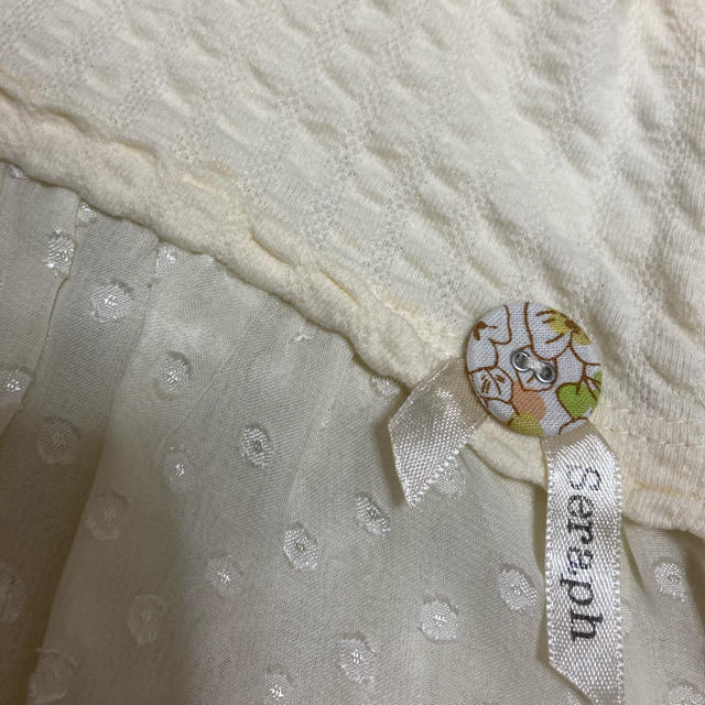 Seraph(セラフ)のセラフ　シフォンフリル　ブラウス　長袖　カットソー キッズ/ベビー/マタニティのキッズ服女の子用(90cm~)(Tシャツ/カットソー)の商品写真